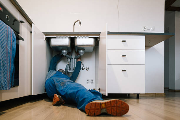 Professional Drain Cleaning technician working in Petersburg, MI